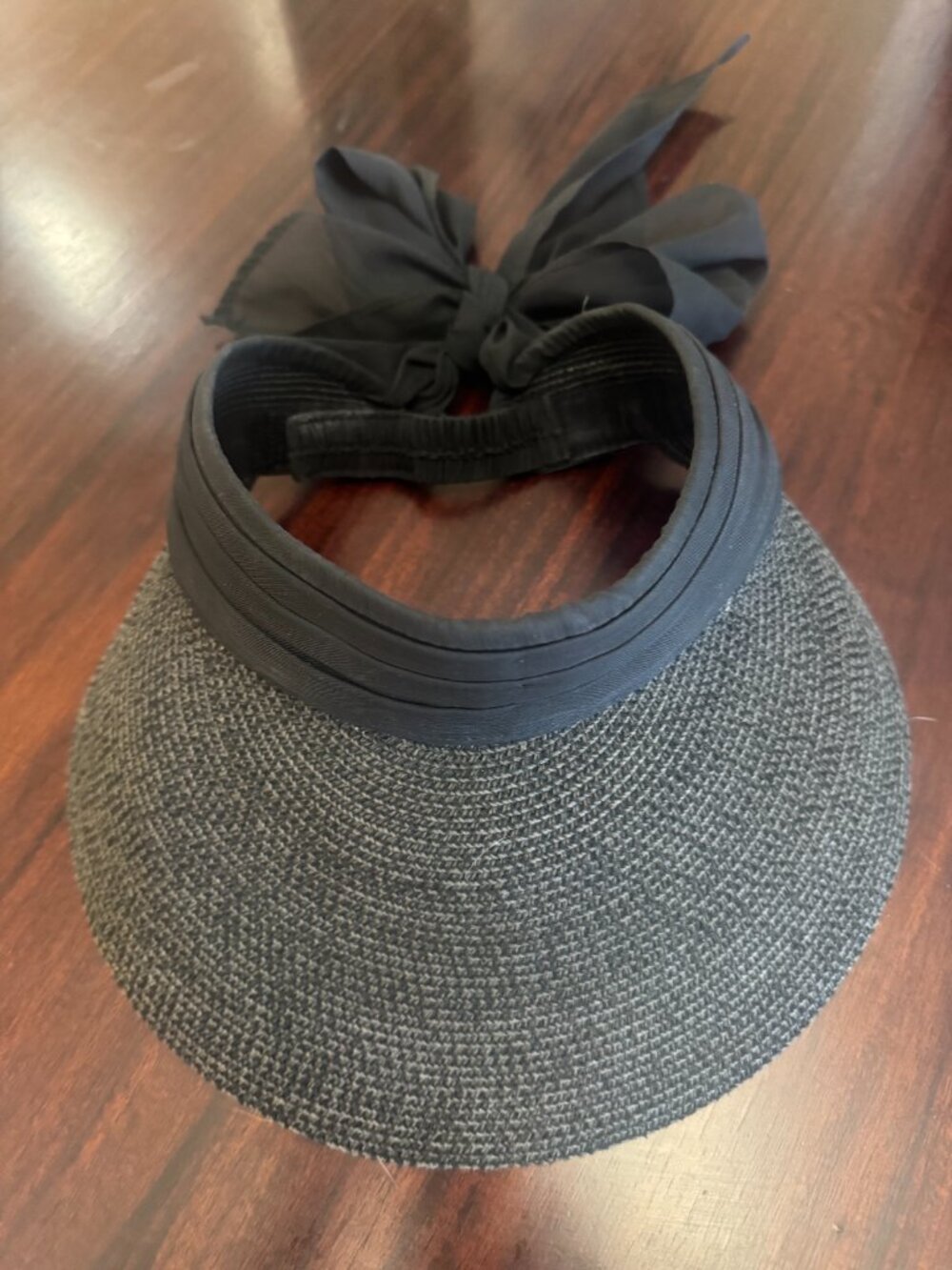 Set of 2 Roll Up Travel Sun Visor Hats Straw